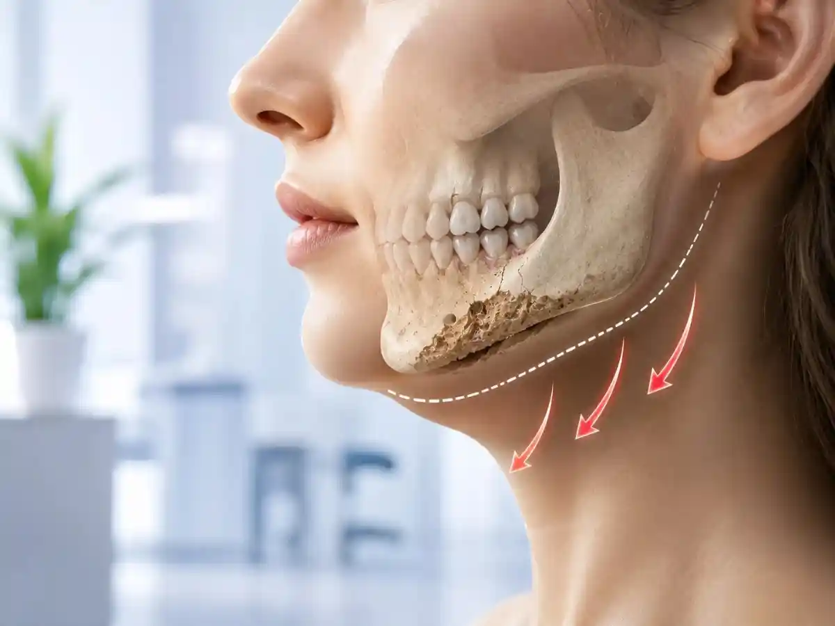 Jawline changes from missing tooth Gurgaon