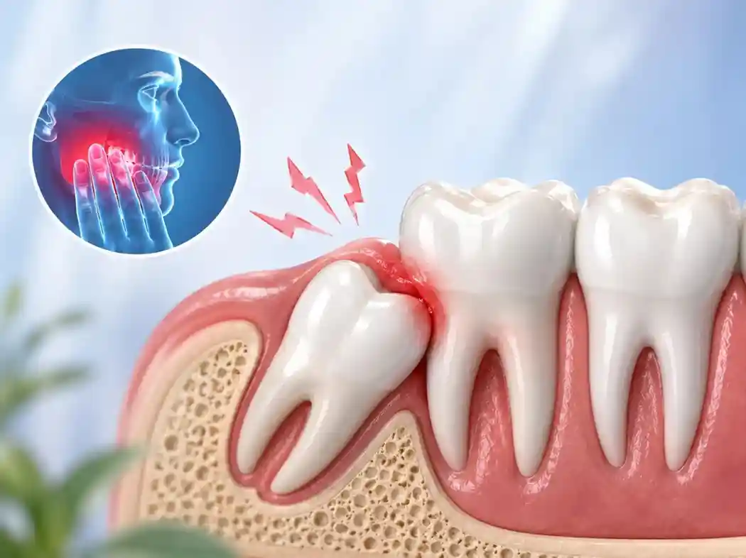 Wisdom tooth pain symptoms Gurgaon
