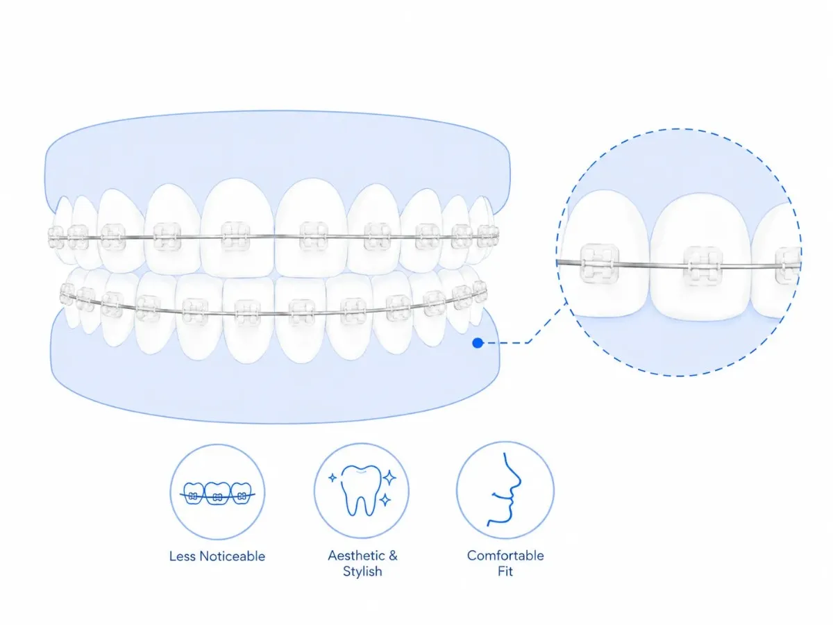 Ceramic braces treatment Gurgaon