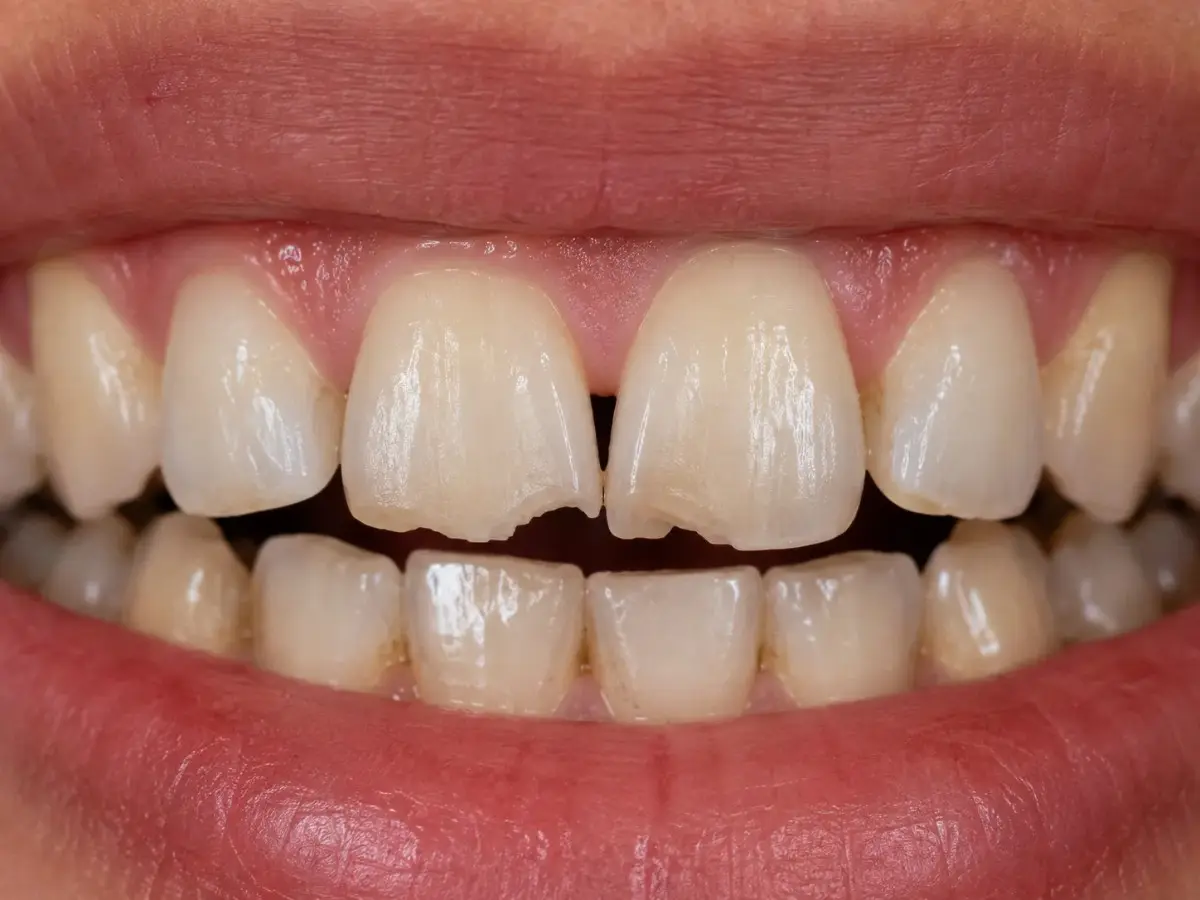 Chipped or Worn Front Teeth