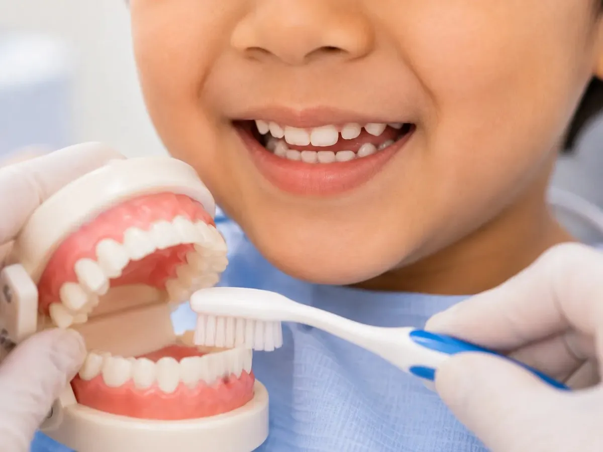 Good dental habits early childhood Gurgaon