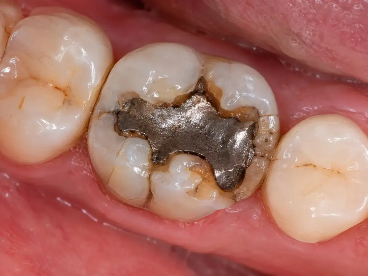 Large weakened filling crown treatment Gurgaon