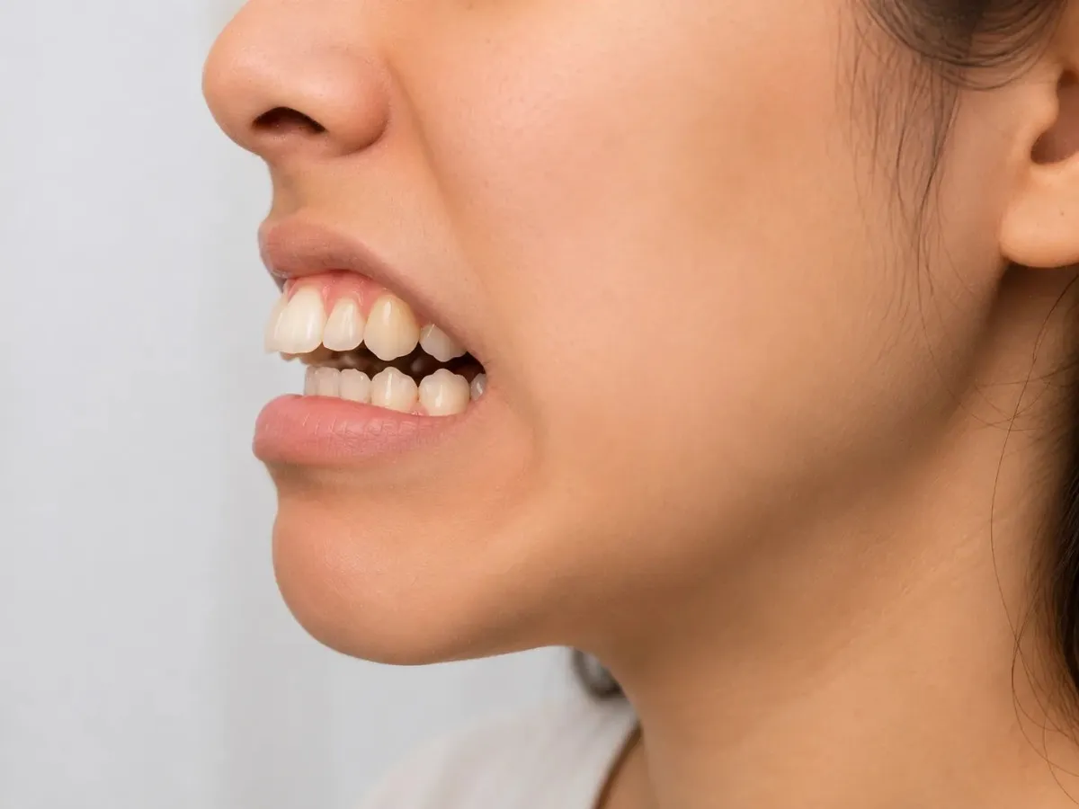 Misaligned Jaw Needing Correction