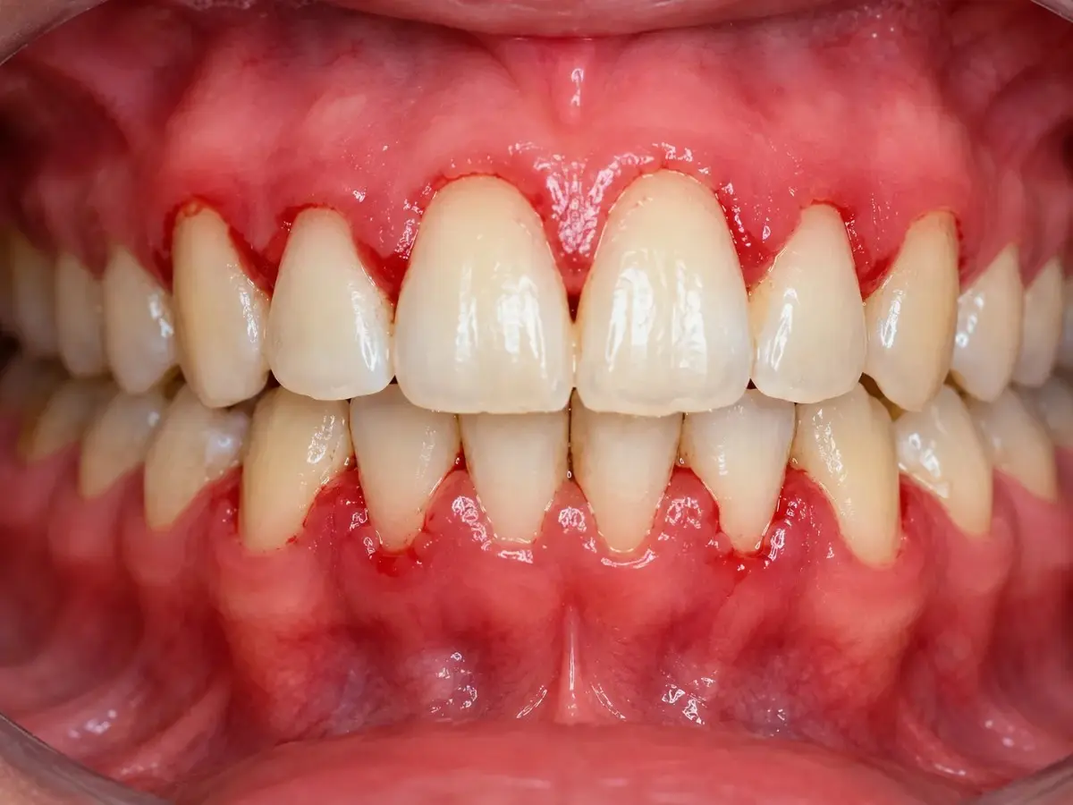 Swollen bleeding gums child dental care Gurgaon